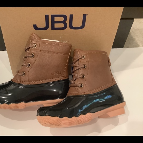 JBU Little girls Maplewood  casual Navy/Blue duck boots girls size 12 - Picture 3 of 11